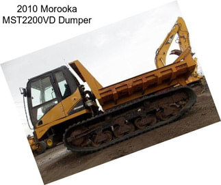 2010 Morooka MST2200VD Dumper