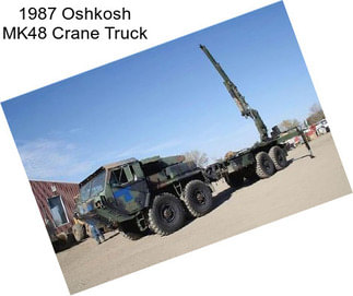 1987 Oshkosh MK48 Crane Truck