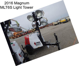 2016 Magnum MLT6S Light Tower