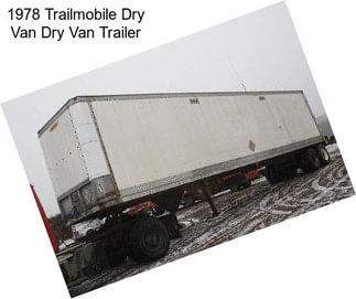 1978 Trailmobile Dry Van Dry Van Trailer