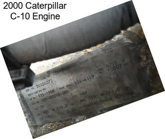 2000 Caterpillar C-10 Engine