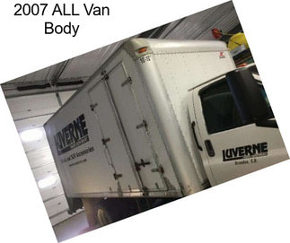2007 ALL Van Body