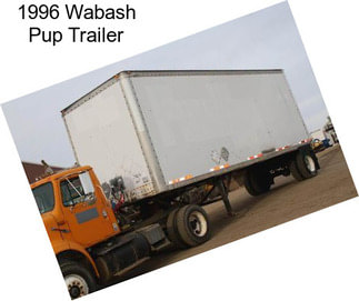 1996 Wabash Pup Trailer