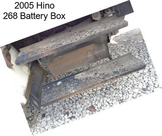 2005 Hino 268 Battery Box