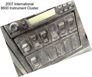 2007 International 8600 Instrument Cluster