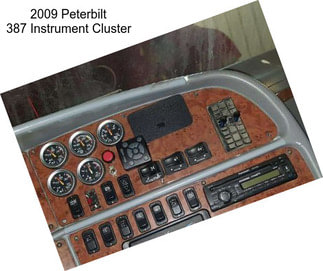 2009 Peterbilt 387 Instrument Cluster