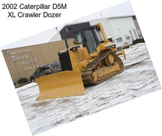 2002 Caterpillar D5M XL Crawler Dozer