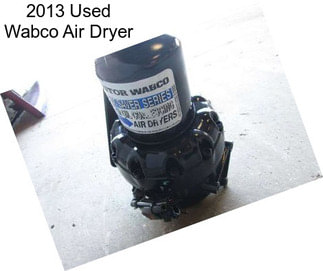 2013 Used Wabco Air Dryer