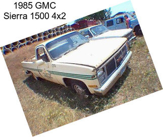 1985 GMC Sierra 1500 4x2