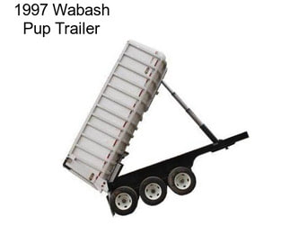 1997 Wabash Pup Trailer