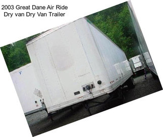 2003 Great Dane Air Ride Dry van Dry Van Trailer