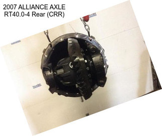 2007 ALLIANCE AXLE RT40.0-4 Rear (CRR)
