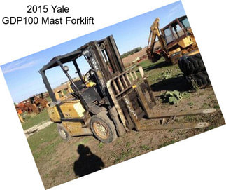 2015 Yale GDP100 Mast Forklift