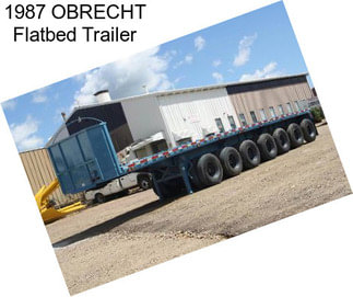 1987 OBRECHT Flatbed Trailer