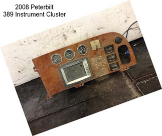 2008 Peterbilt 389 Instrument Cluster