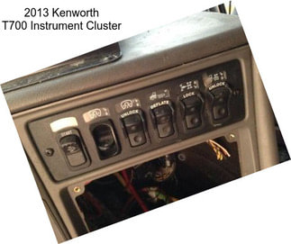 2013 Kenworth T700 Instrument Cluster