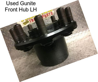 Used Gunite Front Hub LH