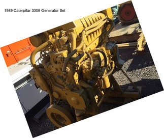 1989 Caterpillar 3306 Generator Set