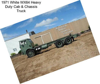 1971 White WX64 Heavy Duty Cab & Chassis Truck