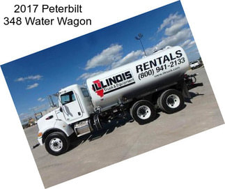 2017 Peterbilt 348 Water Wagon