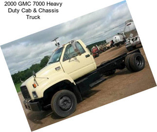 2000 GMC 7000 Heavy Duty Cab & Chassis Truck