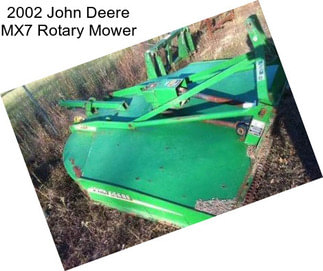 2002 John Deere MX7 Rotary Mower