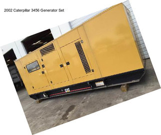 2002 Caterpillar 3456 Generator Set