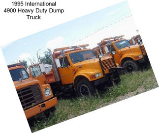 1995 International 4900 Heavy Duty Dump Truck