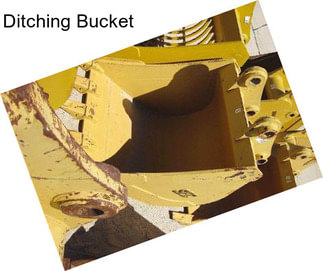 Ditching Bucket