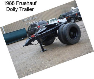 1988 Fruehauf Dolly Trailer