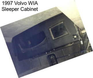 1997 Volvo WIA Sleeper Cabinet