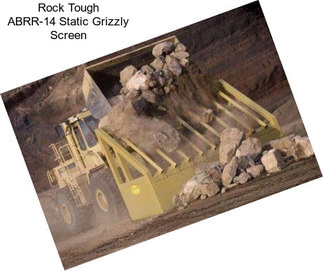 Rock Tough ABRR-14 Static Grizzly Screen