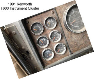 1991 Kenworth T600 Instrument Cluster