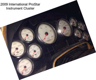 2009 International ProStar Instrument Cluster