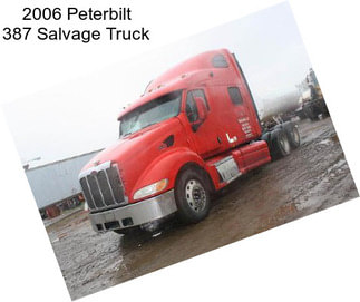 2006 Peterbilt 387 Salvage Truck