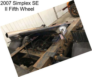 2007 Simplex SE II Fifth Wheel
