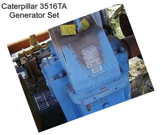Caterpillar 3516TA Generator Set