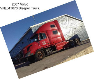 2007 Volvo VNL64T670 Sleeper Truck