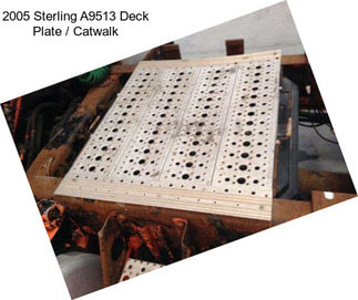 2005 Sterling A9513 Deck Plate / Catwalk