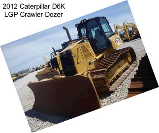 2012 Caterpillar D6K LGP Crawler Dozer