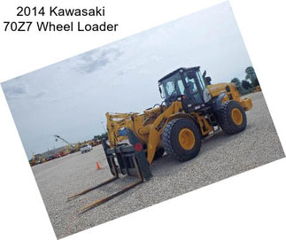 2014 Kawasaki 70Z7 Wheel Loader