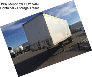 1997 Monon 28\' DRY VAN Container / Storage Trailer