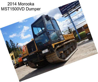 2014 Morooka MST1500VD Dumper