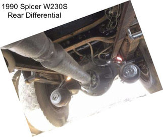 1990 Spicer W230S Rear Differential