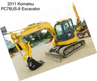 2011 Komatsu PC78US-8 Excavator