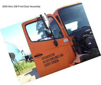 2006 Hino 338 Front Door Assembly