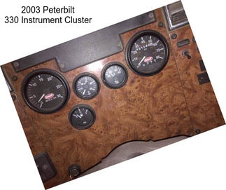 2003 Peterbilt 330 Instrument Cluster