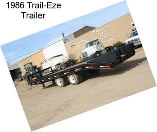 1986 Trail-Eze Trailer