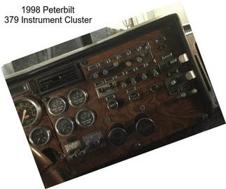 1998 Peterbilt 379 Instrument Cluster