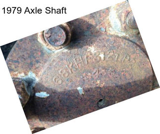 1979 Axle Shaft